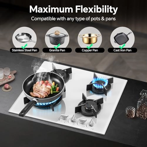 GHG604A-T3CWII Gas hob