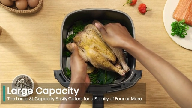 Dual Air Fryer H08AFBK1S4