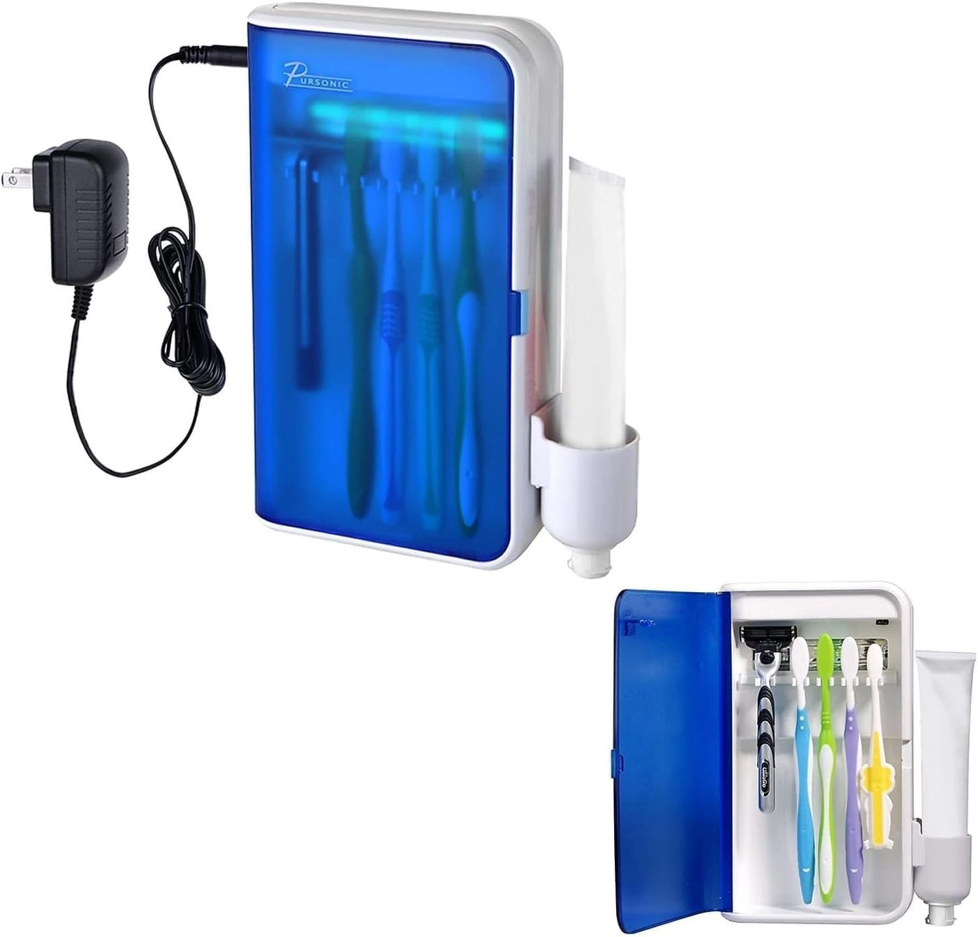 Pursonic UV Toothbrush Sanitizer - Wall Mounted 5 Slots