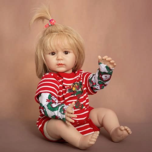 Reborn Baby Doll - 55cm 22" Vinyl Cotton Body