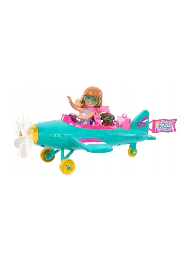 Chelsea Doll & Plane Playset - Puppy & 5 Accessories Ages 5+