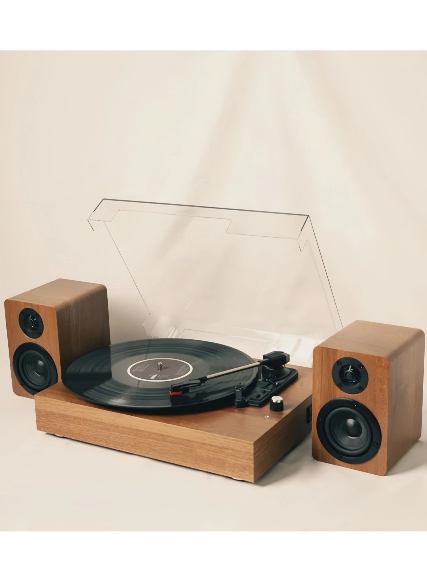 FlashHawk Turntable - 3 Speed Bluetooth USB SD Port