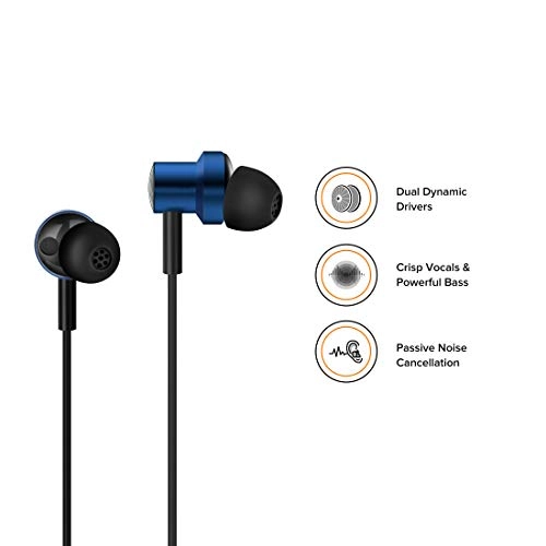 (Renewed) Dual Driver Dynac Bass Wired Earphone