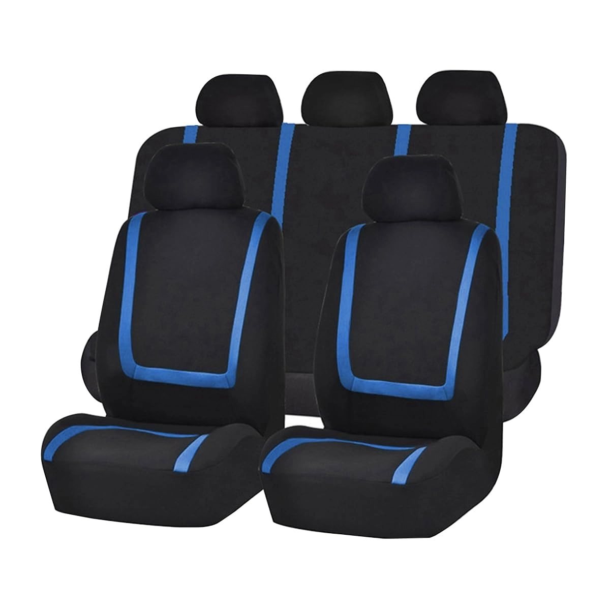 JNNJ 9 Piece Seat Protector - Blue Universal Fit