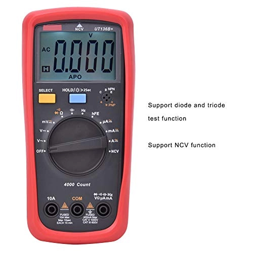 UT136B+ - automatic range 3999 NCV