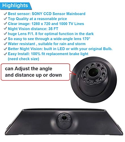 Reversing Camera - Night Version IR Light