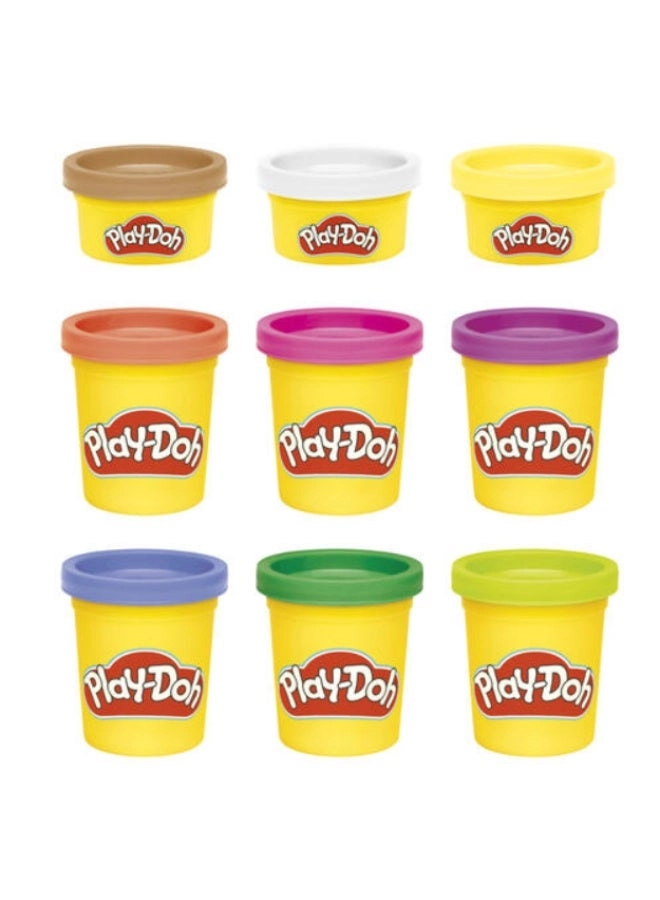 Colorful Compound 9 Pack - wheat, water, and salt 1-ounce 2-ounce