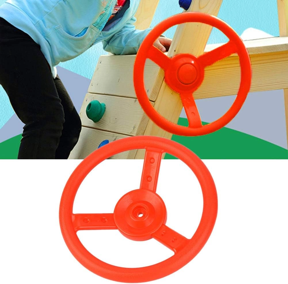 Steering Wheel - Plastic 26.5cm Blue