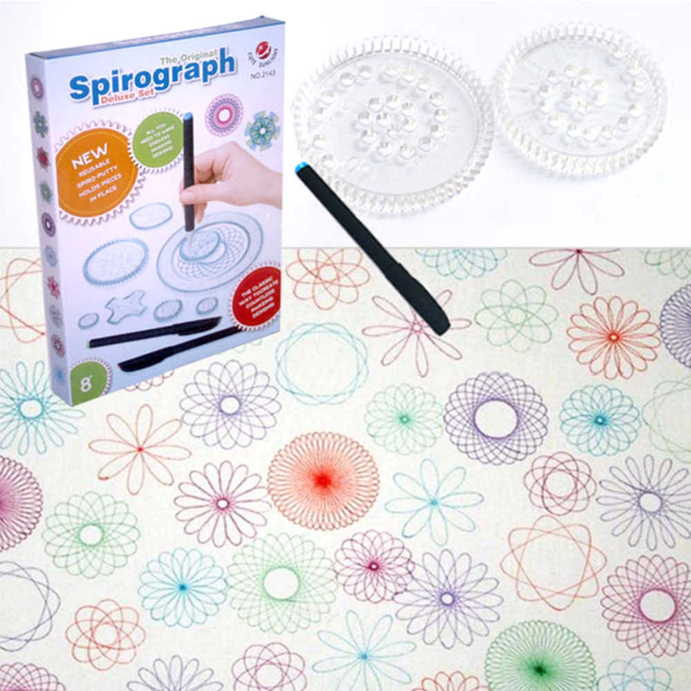 Spirograph Deluxe Set - Tin Set Interlocking Gears