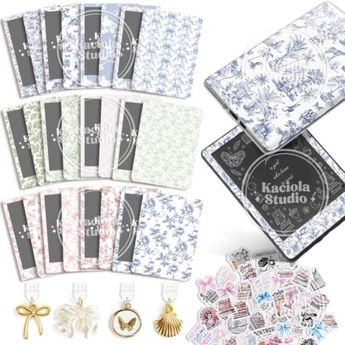 KACIOLA STUDIO E-Reader Skin - 12PCS + Type C Charm - 4PCS + Scrapbook Sticker - 50PCS