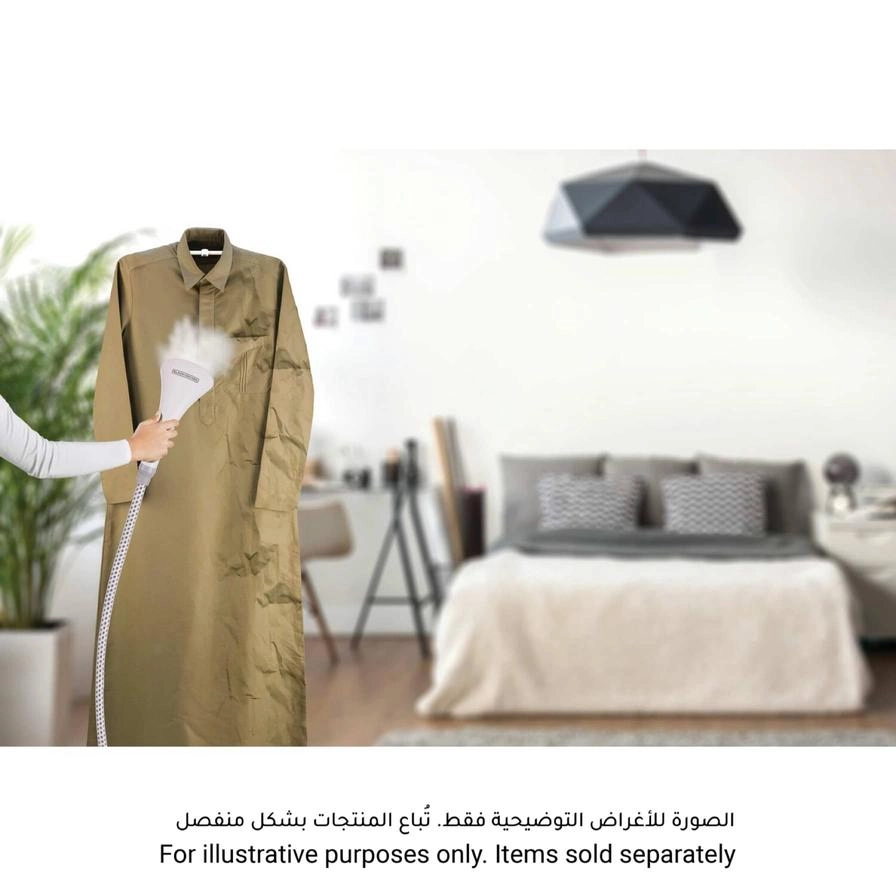 3-Steam Setting Manual Garment Steamer - 1785 W 2-L water tank 3 steam levels