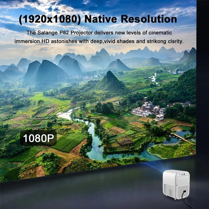 Mini Projector B0D6L2G99K 6000 Lumen