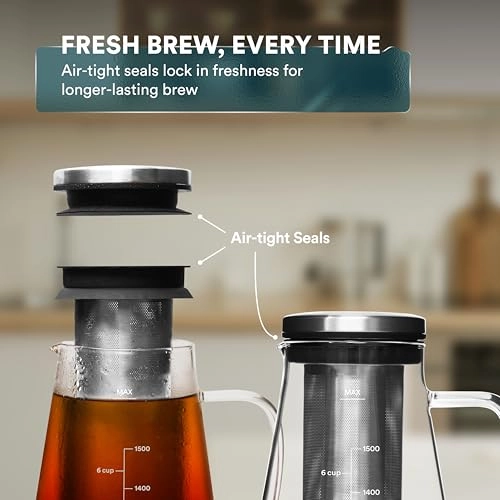 Airtight Cold Brew Iced Coffee Maker - 1.5L