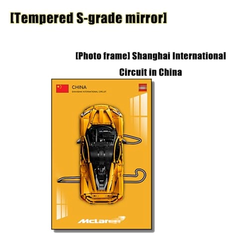 Technic McLaren P1 (42172) Display Wall Plate - Shanghai International Circuit in China
