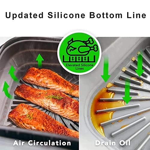 Air Fryer Silicone Liner - Silicone 2Pcs