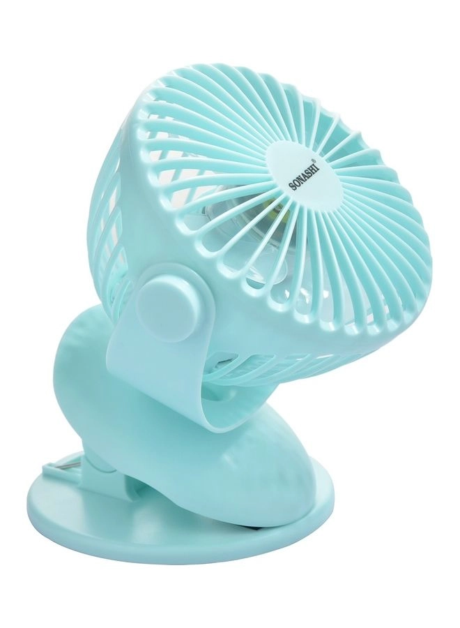 SRF-104N - 2-In-1 Desk and Clip Fan Blue