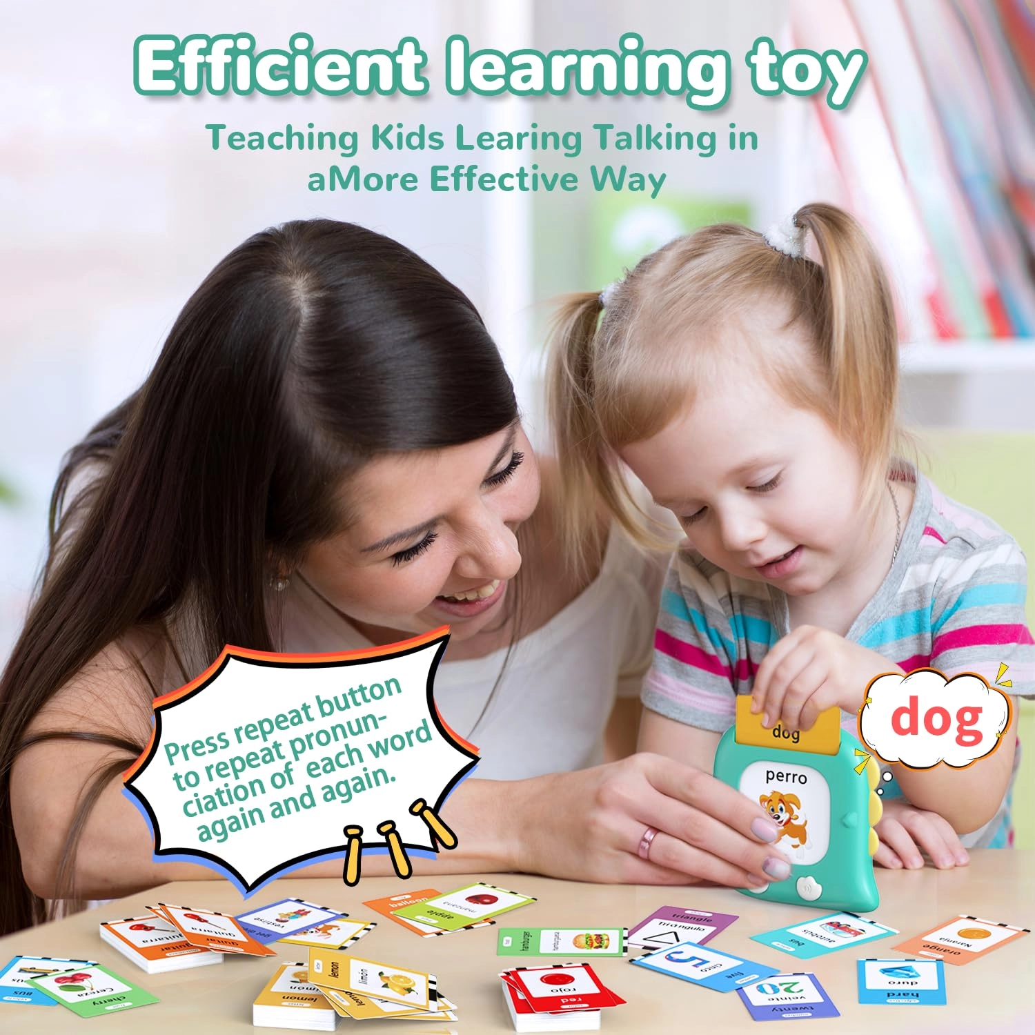 Talking Flash Cards - 2-6 280 pieces