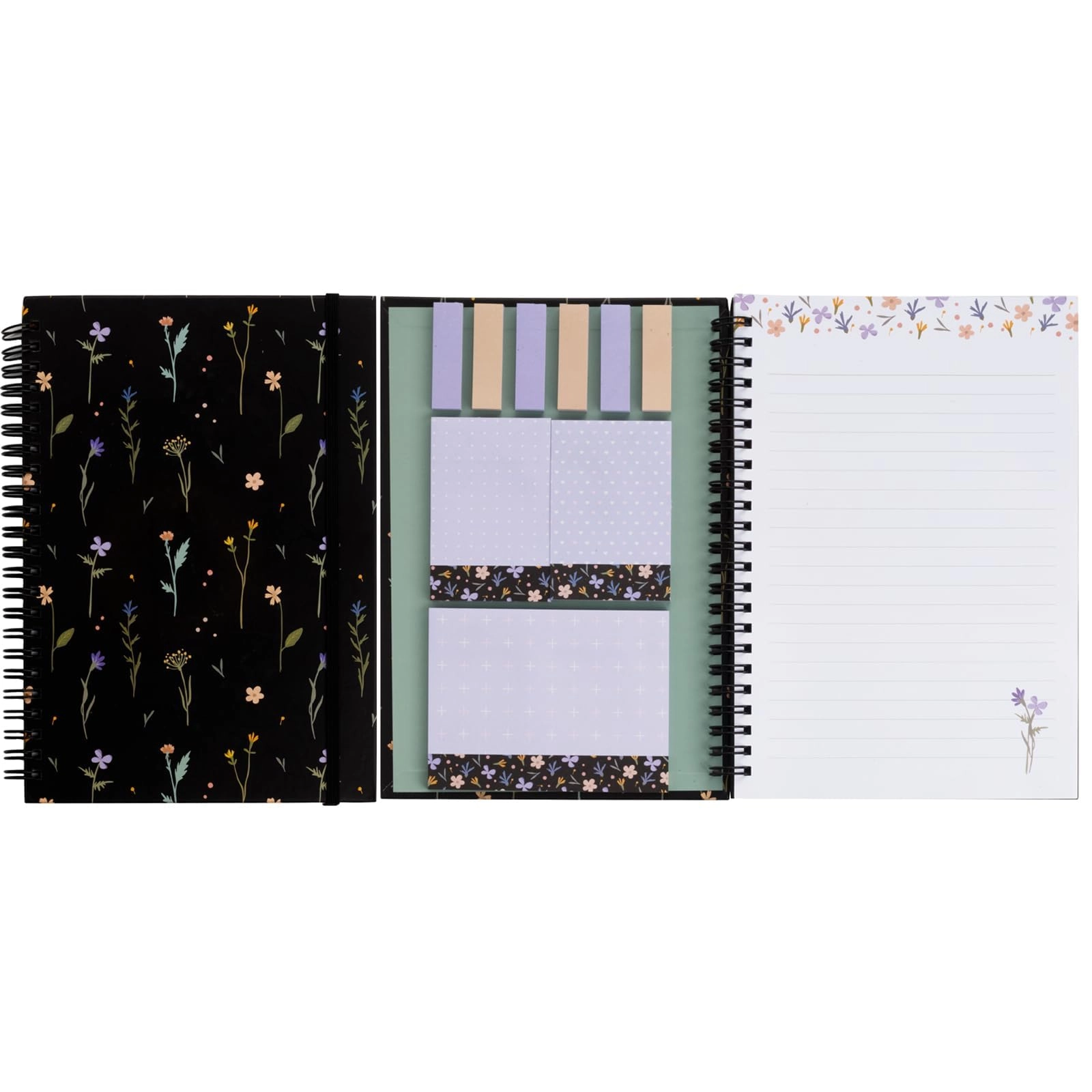 Sticky Notebook A5 Hardcover - Lined 450 Sheets