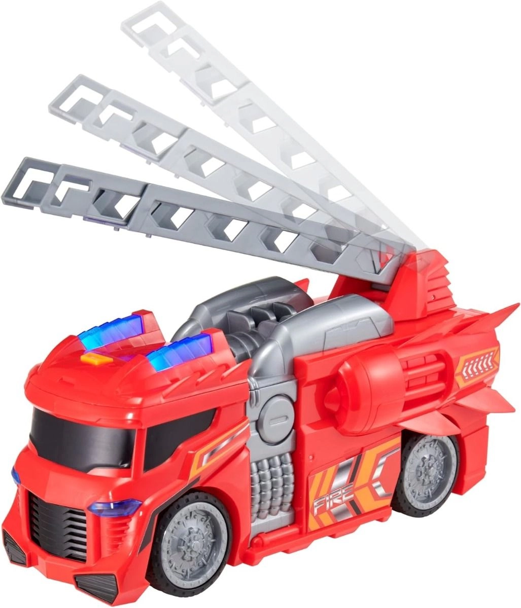 Mean Machines Light And Sound Fire Engine - Red 3+