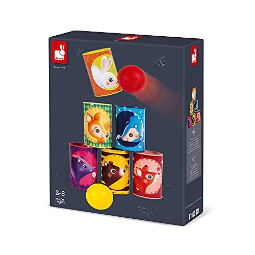 Forest Tumbling Cans - 36 months - 8 years 6 cans 2 balls