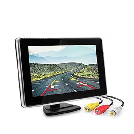 Carzex Car Dashboard LCD Monitor - 5 Inches