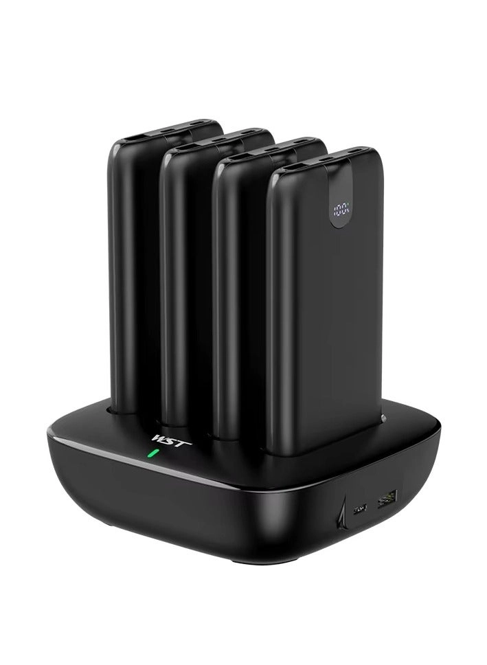 Portable Mini Power Bank - 10000 mAh + Shared Charging Dock