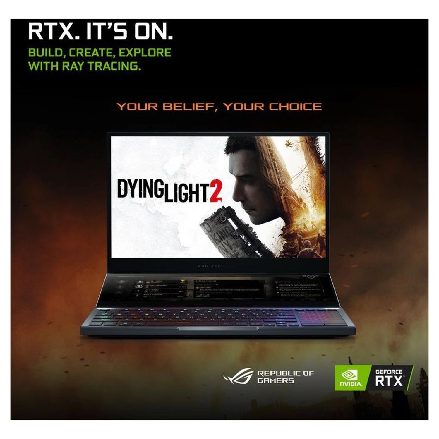 ROG Zephyrus Duo GX550LXS-XS99 - 15.6'' Core i9-10980HK 32GB DDR4 2TB SSD