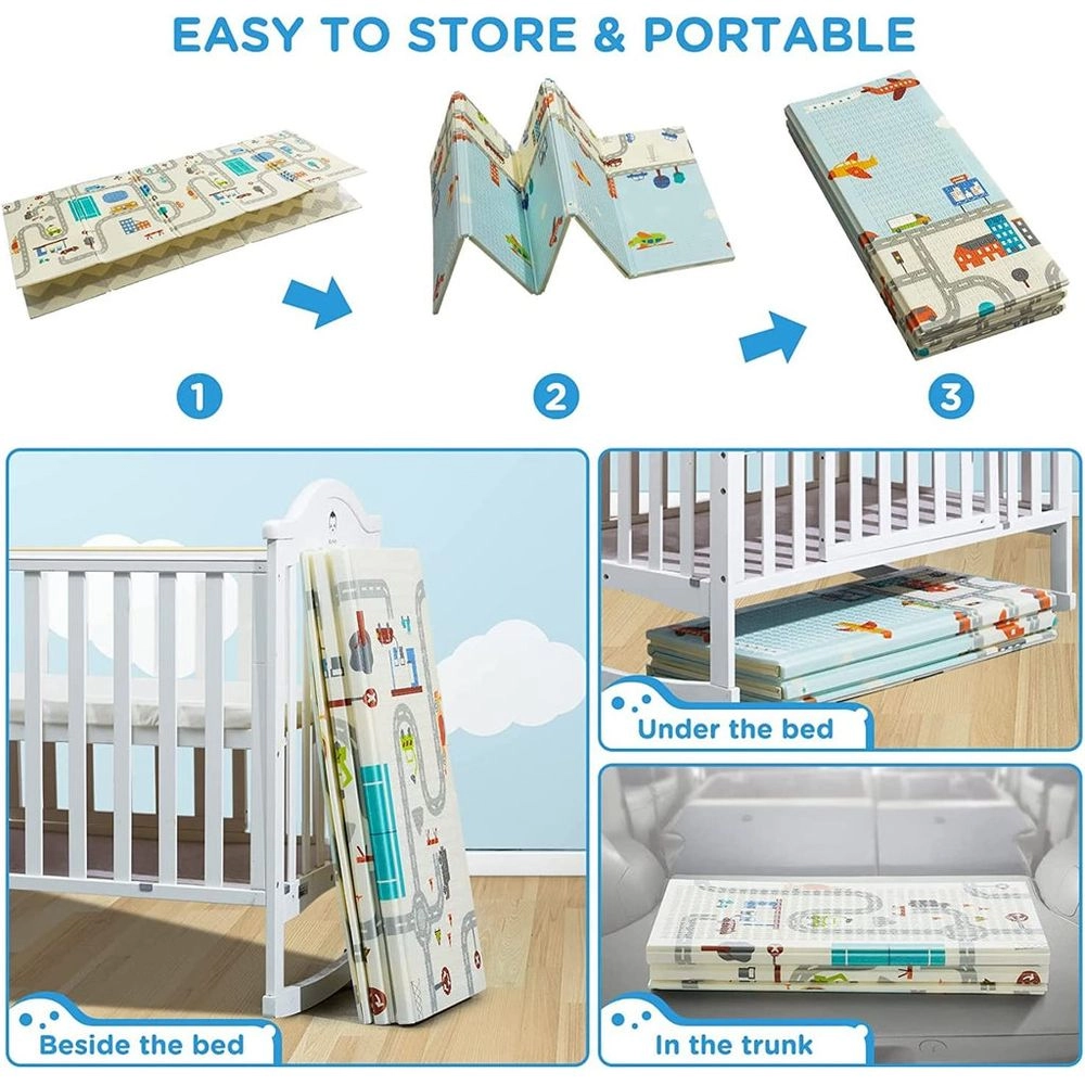 Foldable Waterproof Playmat - Suitable for 6 months & above