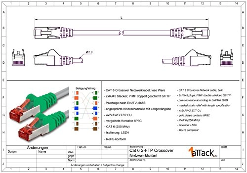 Cat6 Lan Network Cable - 1m