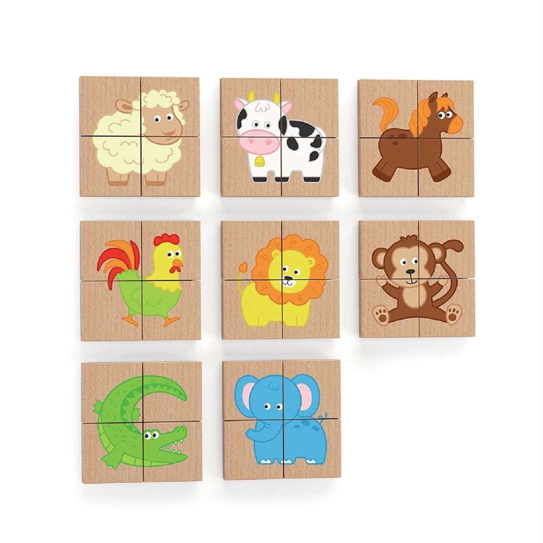 Magnetic Puzzle Block - 3 + 32 pieces
