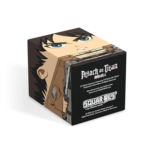 Squaroe - Eren - Attack on Titan - Holds up to 100 playing cards (9.86 cm) (SQR100154)