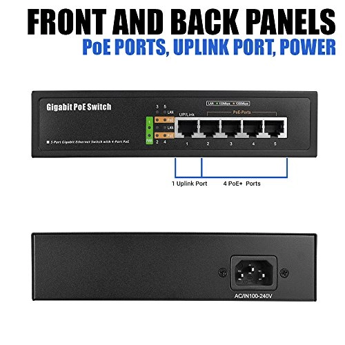 POE-SW501G 5-Ports