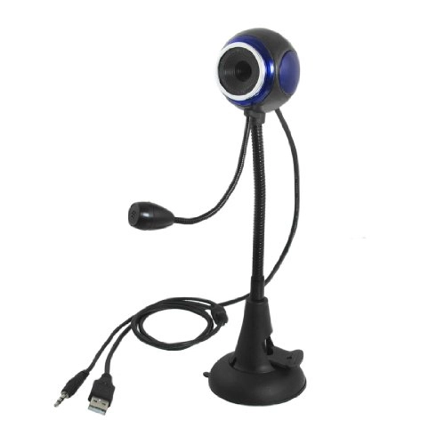 USB 2.0 Webcam - Rotatable 4 LED Suction Cup Base