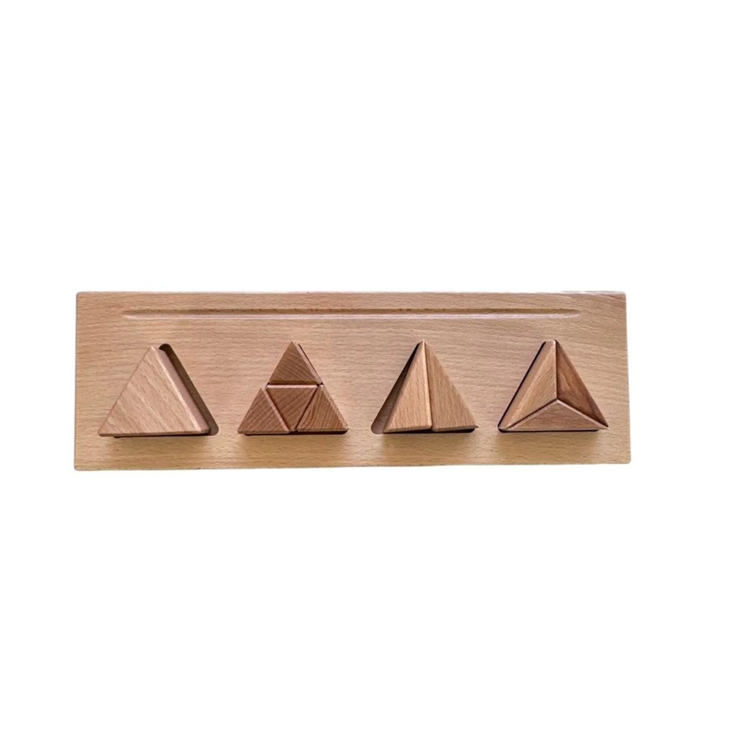 Edu Fun Fraction Board Triangle - Suitable for 3 years and above 11 pieces