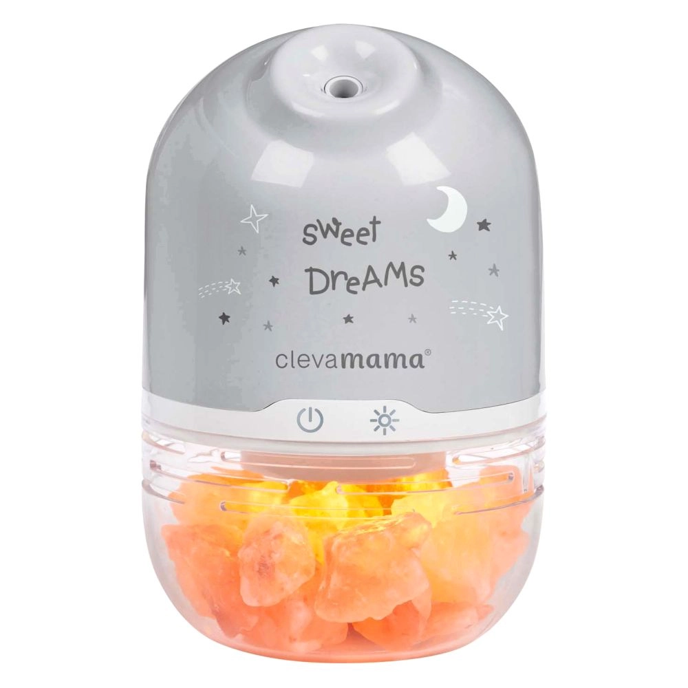 CLEVAMAMA Clevapure Salt Lamp - 3-in-1 humidifier air purifier aromatherapy diffuser