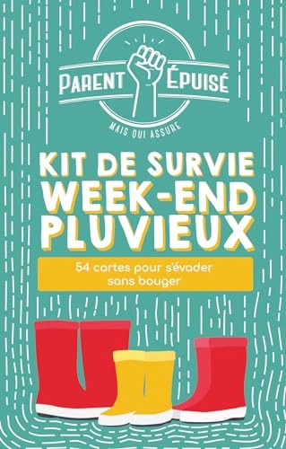 Rainy Weekend Survival Kit - 54 Cards - Card Game (French)
