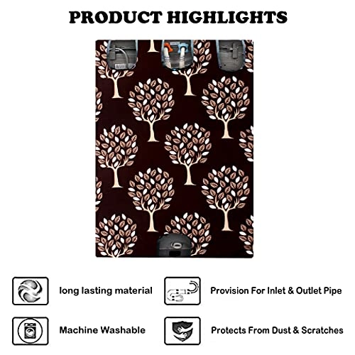 Front Load Washing Machine Cover - Washable Dustproof 23x23x33