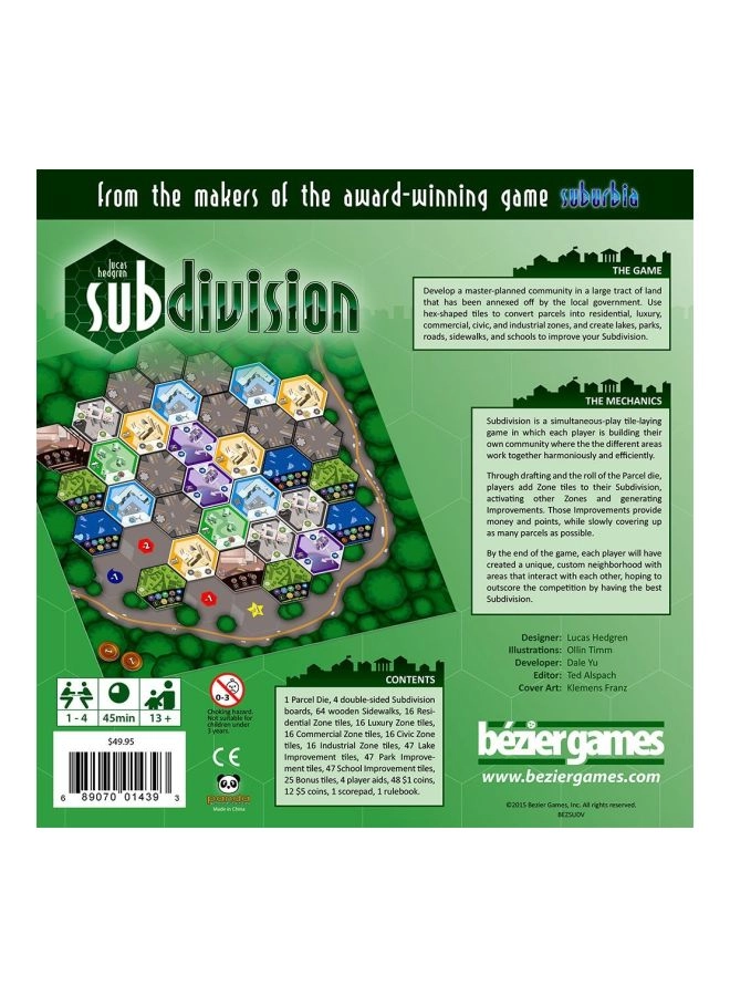 Bezier Games Subdivision