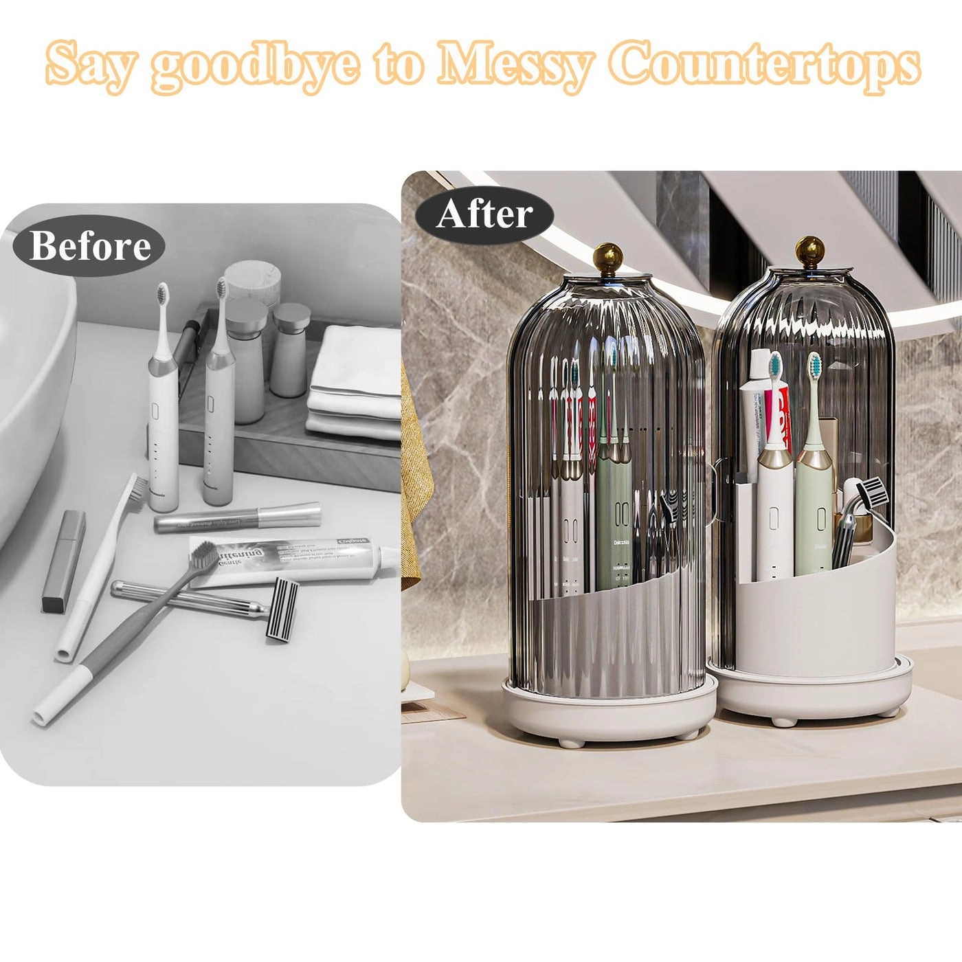 Dustproof Toothbrush Holder