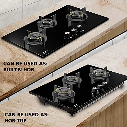 SensoSafe HOB-SSHB783-MBL Gas hob