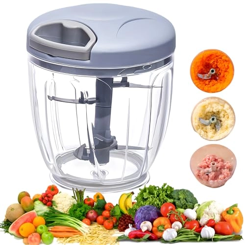 Food Chopper - 900 ml 5 Steel Blades