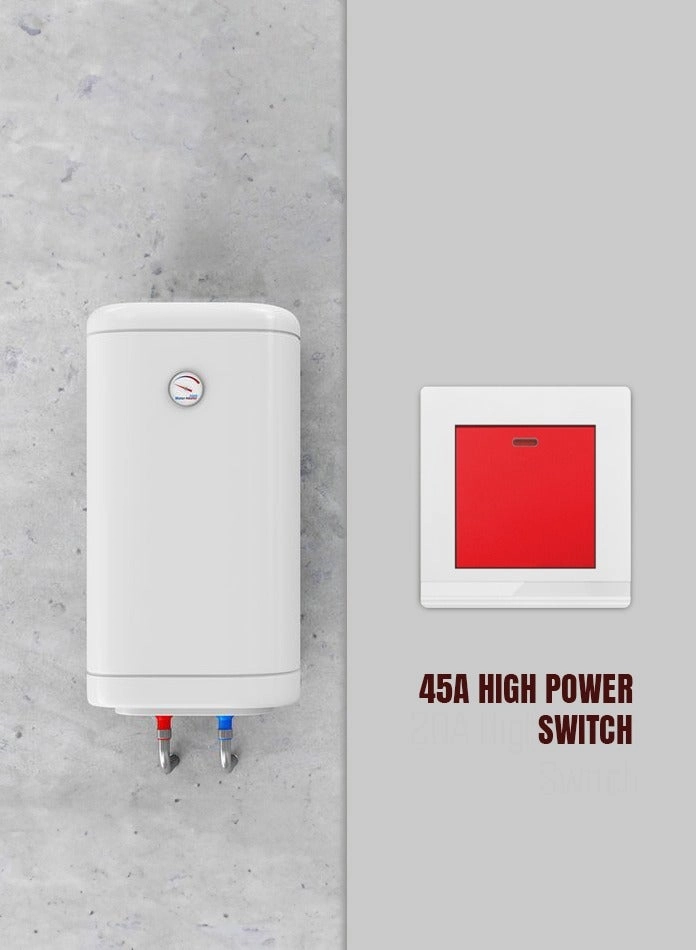 V.MAX 45A High Power Switch - Neon Indicator Fire-Resistant PC