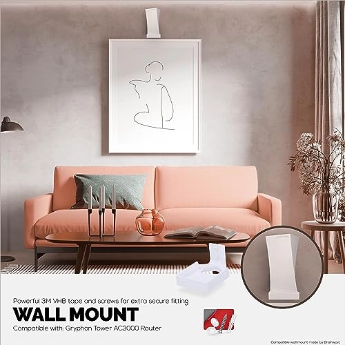 Wall Mount - Gryphon Tower AC3000 Mesh WiFi Router