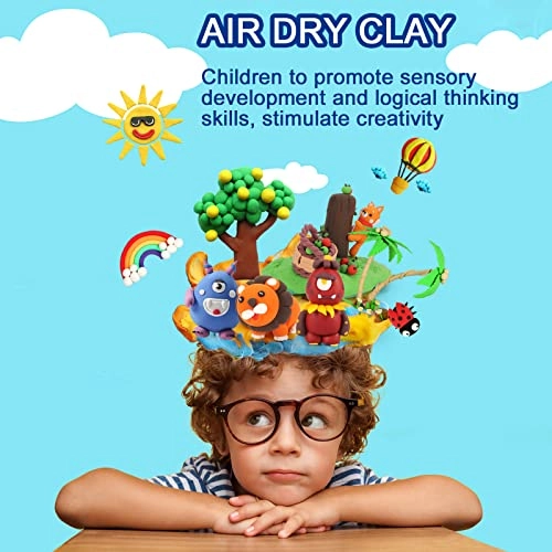 Air Drying Modelling Clay - 3+ years 55 pcs
