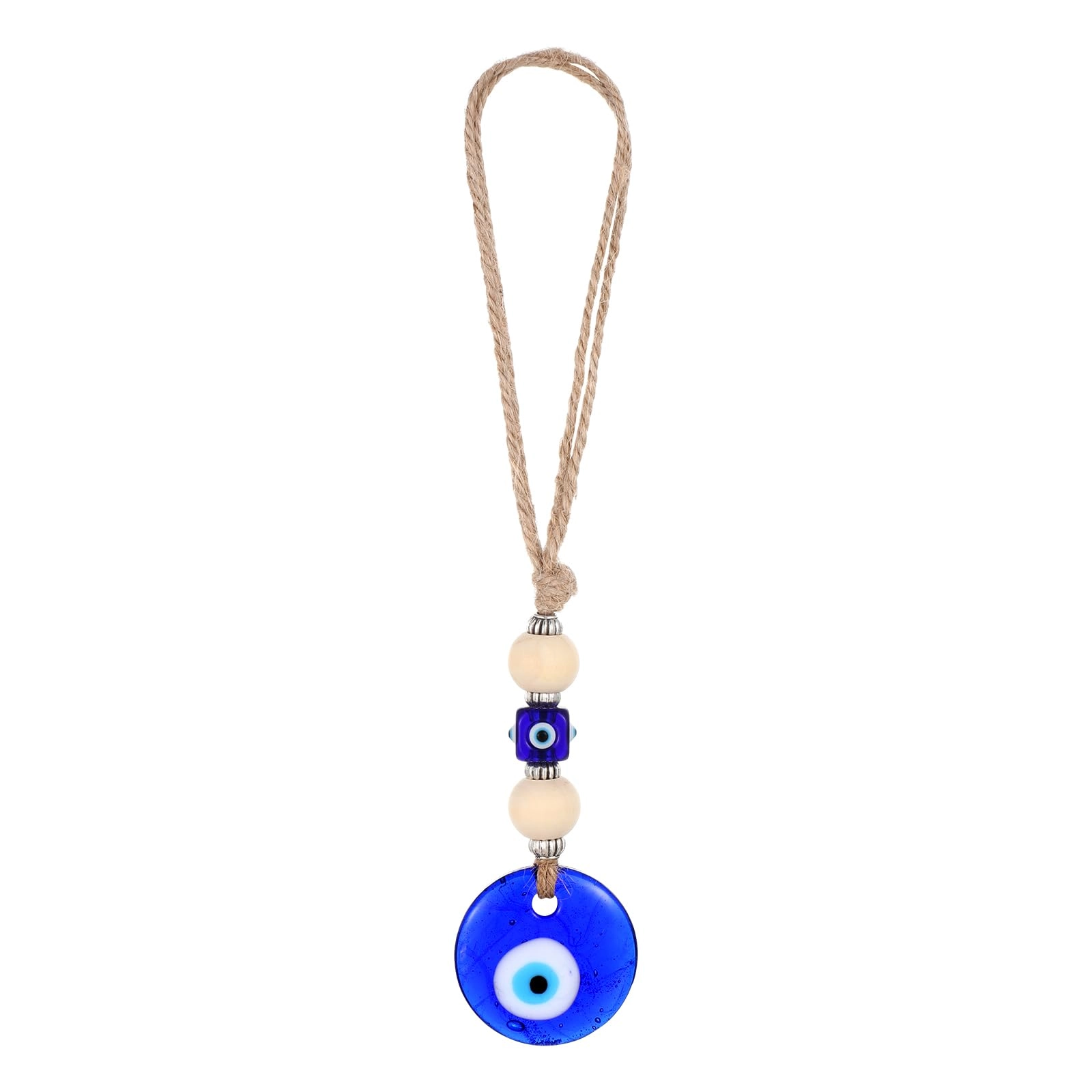 COMNICO 602656 Evil Eye Car Hanging Ornament - Blue Rear View Mirror
