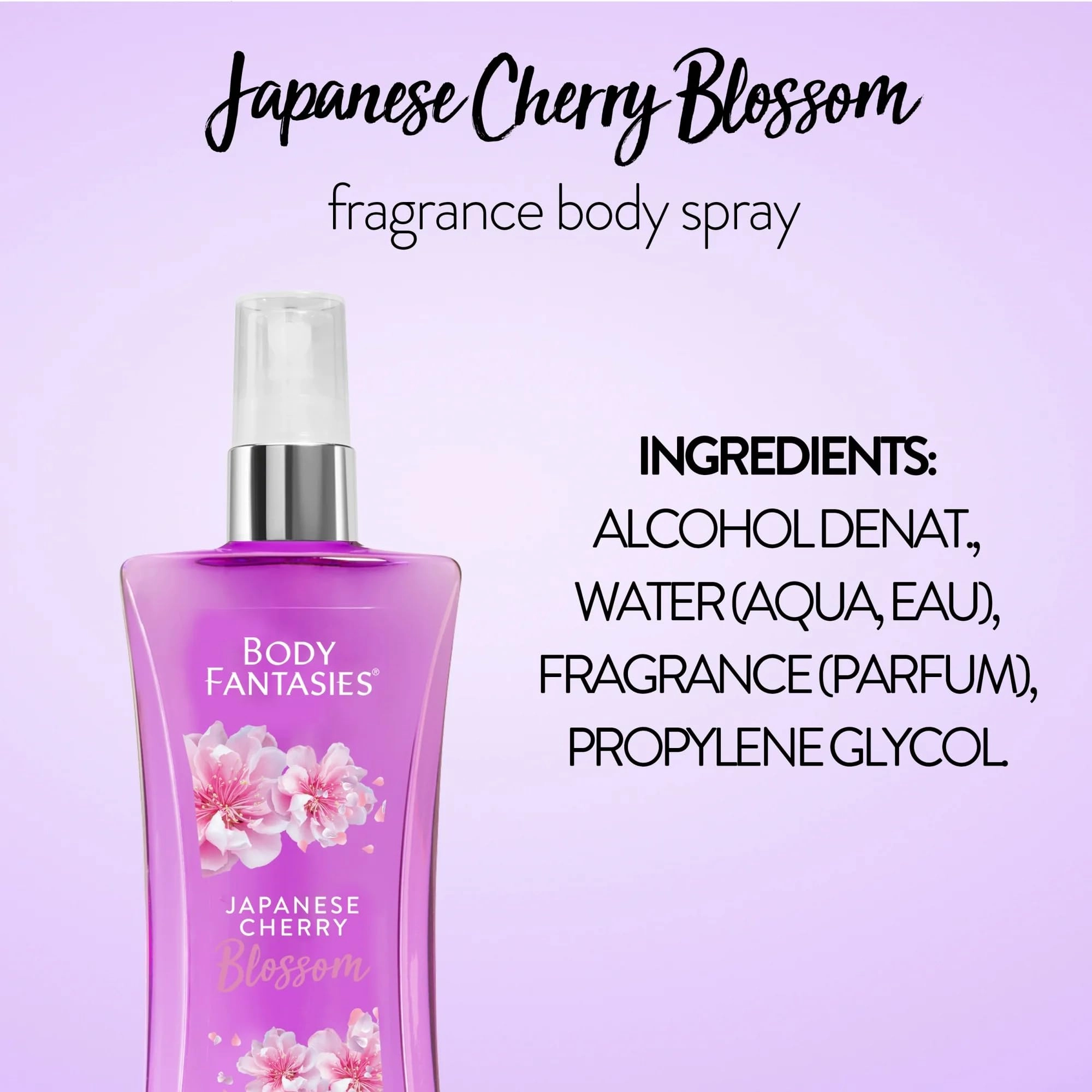 Signature Japanese Cherry Blossom Fragrance Body Spray - 236 ml Japanese Cherry Blossom