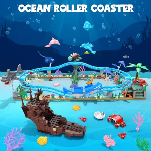 Ocean Roller Coaster Adventure Park Construction Kit - Friends