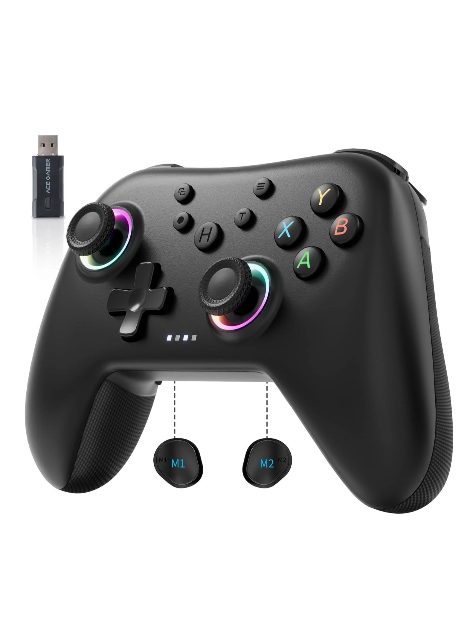 AceGamer Aurora - BLACK Windows 10/11 Switch Android iOS Steam Deck