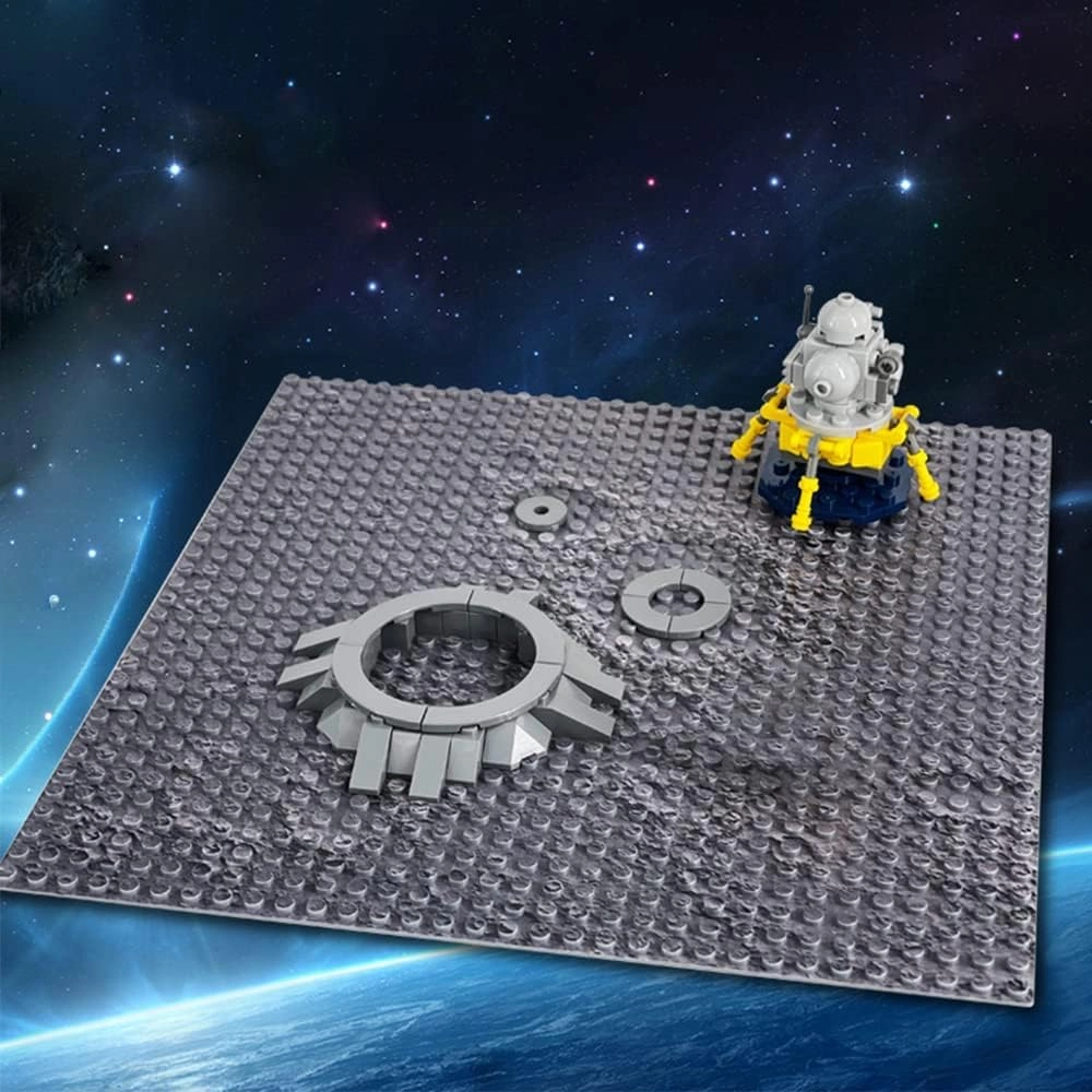 Moon Baseplate - 2pcs Space