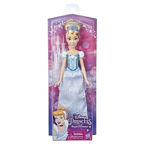 Cinderella Fashion Doll - Royal Shimmer Blonde Hair Skirt and Accessories Ages 3+